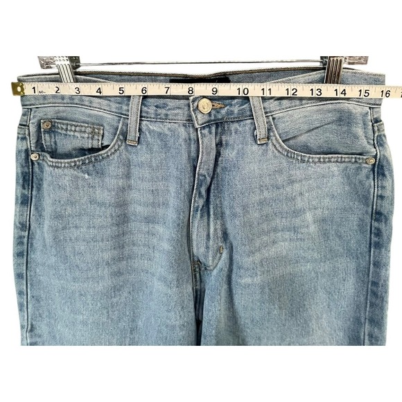 Just Black Mom Jeans Womens 29 Blue Light Wash Denim High Rise Timeless Relaxed - Picture 8 of 16